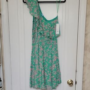 Draper James Vibrant Green Floral Dress